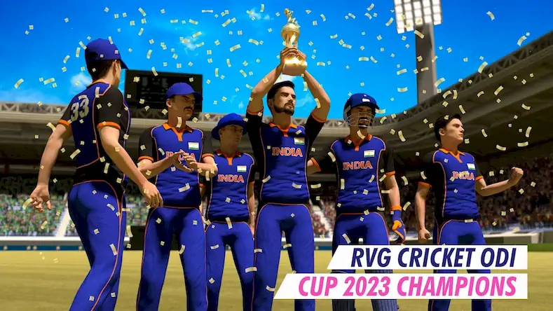 Скачать RVG Real World Cricket Game 3D [Взлом Бесконечные деньги/МОД Меню] на Андроид
