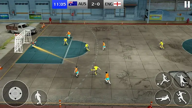 Скачать Street Football Kick Games [Взлом Много монет/God Mode] на Андроид