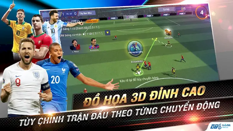 Скачать UFC - Siêu Sao Bóng Đá [Взлом Много денег/Unlocked] на Андроид
