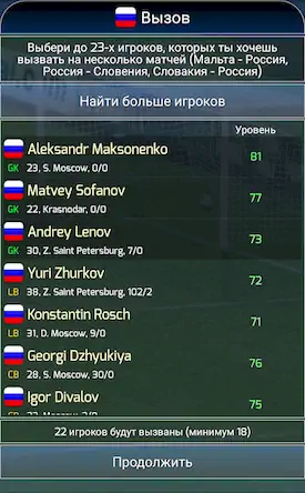 Скачать True Football National Manager [Взлом Много монет/God Mode] на Андроид