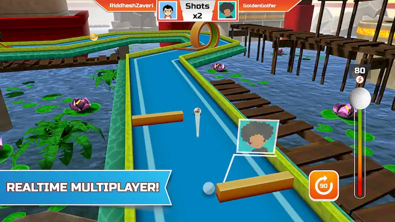 Скачать Mini Golf 3D Multiplayer Rival [Взлом Бесконечные монеты/Режим Бога] на Андроид