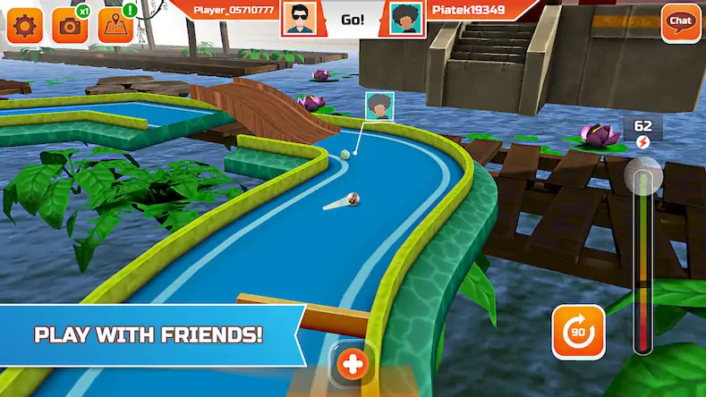 Скачать Mini Golf 3D Multiplayer Rival [Взлом Бесконечные монеты/Режим Бога] на Андроид