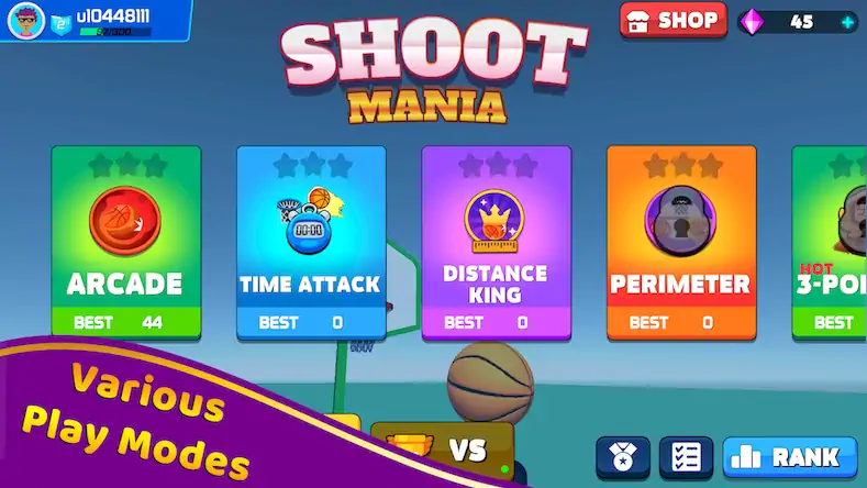 Скачать Shoot Challenge Basketball [Взлом Бесконечные монеты/Режим Бога] на Андроид