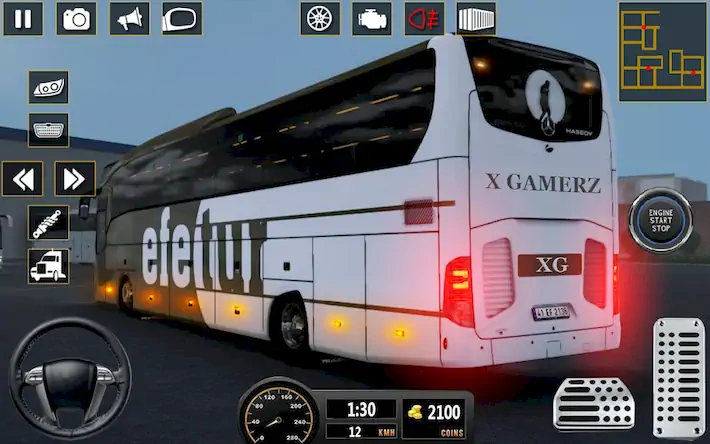 Скачать настоящий автобус симулятор иг [Взлом Бесконечные монеты/Unlocked] на Андроид