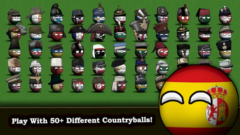 Скачать Countryball: Европа 1890 [Взлом Бесконечные монеты/Режим Бога] на Андроид