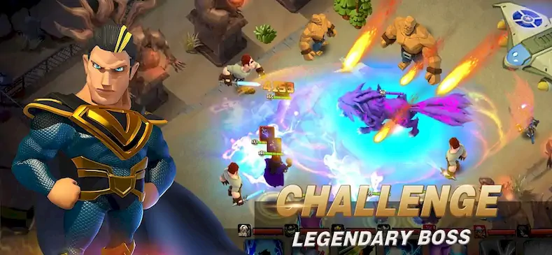 Скачать Clash of Legends:Heroes Mobile [Взлом Много монет/MOD Меню] на Андроид