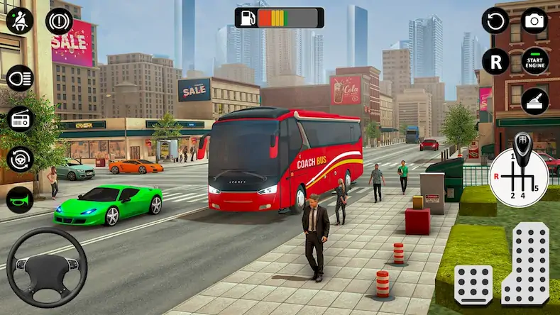 Скачать Coach Bus Simulator: Bus Games [Взлом Много денег/MOD Меню] на Андроид