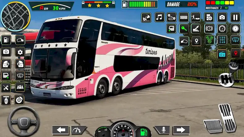 Скачать Город Автобус Симулятор Игры [Взлом Много денег/Разблокированная версия] на Андроид