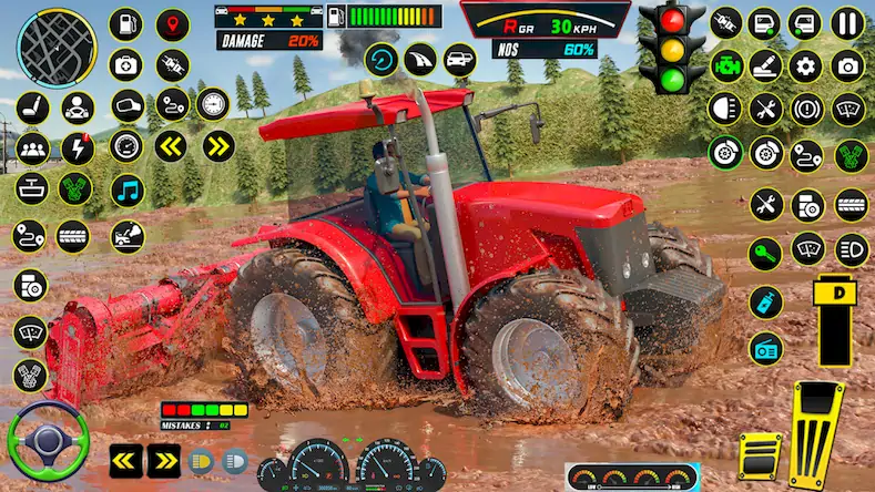 Скачать Реальный трактор ферма игра 3d [Взлом Много денег/MOD Меню] на Андроид