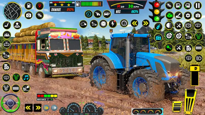 Скачать Реальный трактор ферма игра 3d [Взлом Много денег/MOD Меню] на Андроид