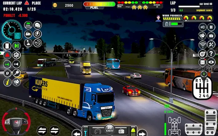 Скачать Driving Truck Simulator 2023 [Взлом Много денег/MOD Меню] на Андроид