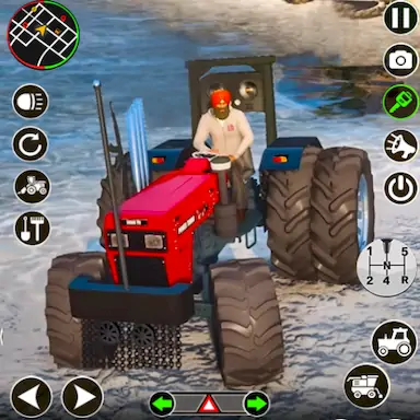 Скачать Tractor Sim: Tractor Farming [Взлом Много денег/MOD Меню] на Андроид