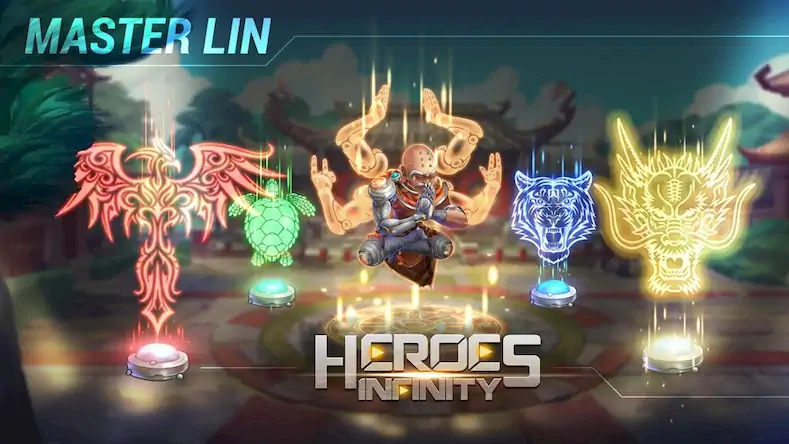 Скачать Heroes Infinity: Super Heroes [Взлом Бесконечные деньги/МОД Меню] на Андроид
