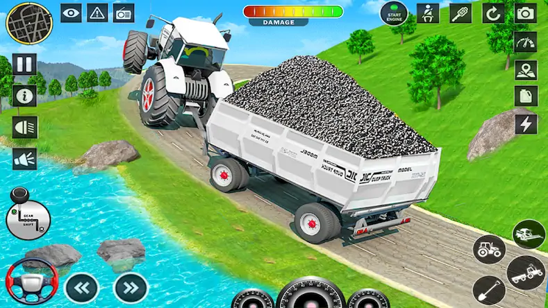 Скачать Big Tractor Farming Simulator [Взлом Бесконечные монеты/MOD Меню] на Андроид