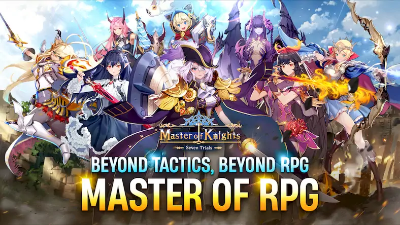 Скачать Master of Knights- Tactics RPG [Взлом Бесконечные деньги/Режим Бога] на Андроид