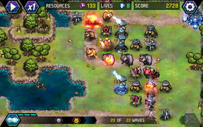Скачать Tower Defense: Infinite War [Взлом Много монет/Разблокированная версия] на Андроид