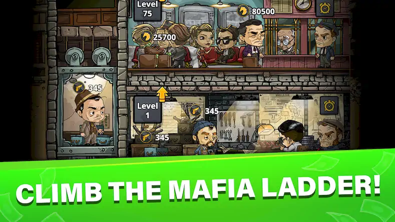 Скачать Idle Mafia Manager: Tycoon Sim [Взлом Бесконечные деньги/MOD Меню] на Андроид