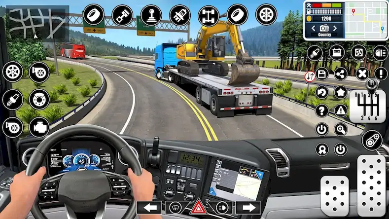Скачать Heavy Truck Driving Simulator [Взлом Бесконечные монеты/Разблокированная версия] на Андроид