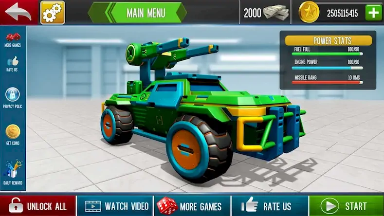 Скачать Tank Battle 3D War Tanks Game [Взлом Много денег/Unlocked] на Андроид