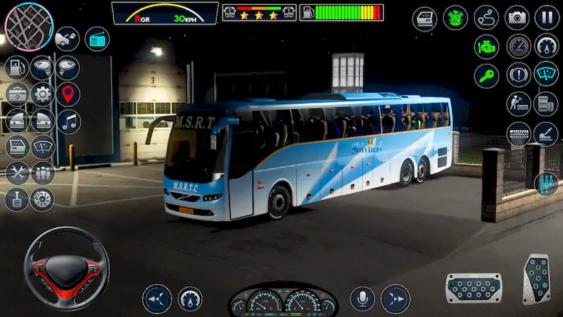 Скачать автобусы: симулятор автобуса [Взлом Бесконечные монеты/God Mode] на Андроид