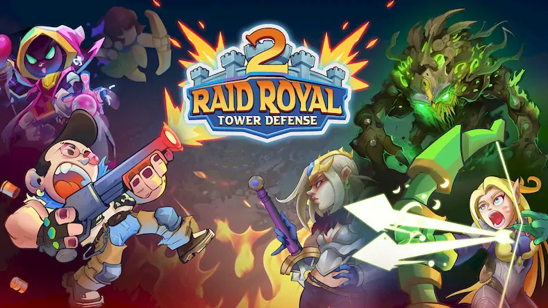 Скачать Raid Royal 2: TD Battles [Взлом Бесконечные деньги/Unlocked] на Андроид