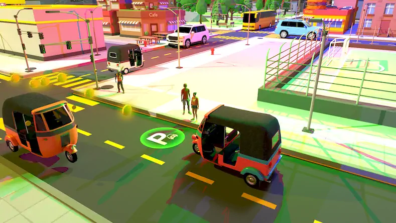 Скачать Tuk Tuk Rickshaw: 3D Game [Взлом Много денег/Разблокированная версия] на Андроид