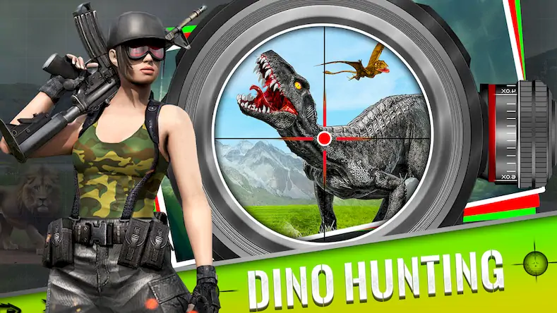 Скачать Wild Dinosaur Hunter Zoo Games [Взлом Много монет/МОД Меню] на Андроид