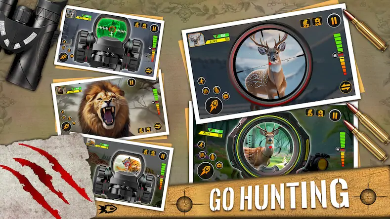 Скачать Wild Dinosaur Hunter Zoo Games [Взлом Много монет/МОД Меню] на Андроид