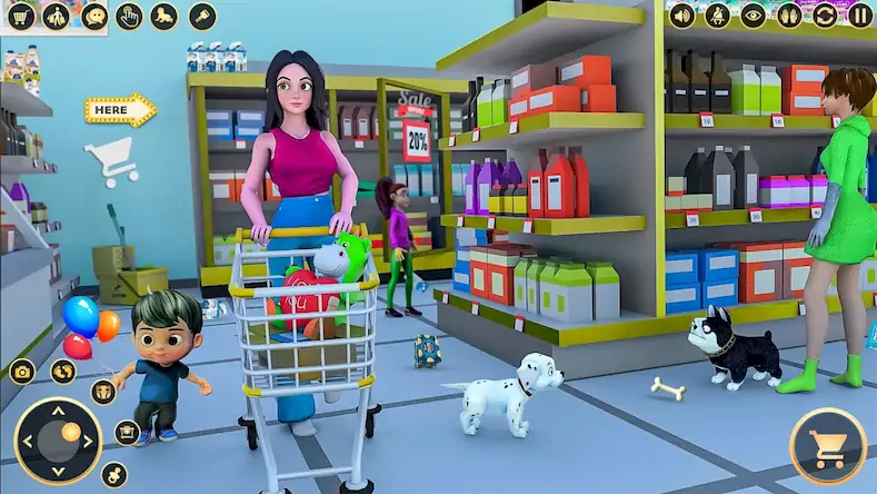 Скачать Mom Simulator Family Games 3D [Взлом Бесконечные монеты/Разблокированная версия] на Андроид