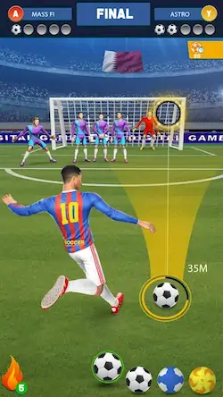Скачать Football Kicks Strike Game [Взлом Бесконечные монеты/Разблокированная версия] на Андроид