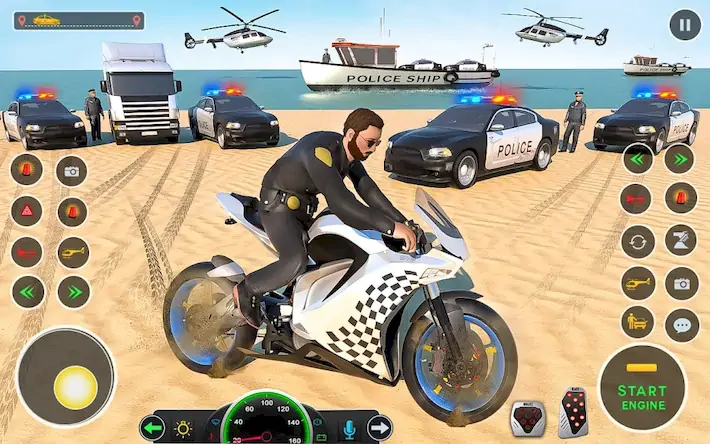 Скачать Police Car Driving: Car Games [Взлом Много монет/Разблокированная версия] на Андроид
