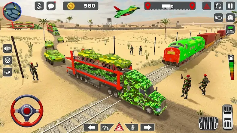 Скачать Army Vehicle Transport Games [Взлом Много денег/MOD Меню] на Андроид