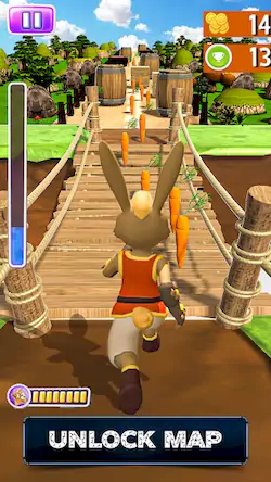 Скачать Cute Pet Bunny Running Games 2 [Взлом Много монет/МОД Меню] на Андроид