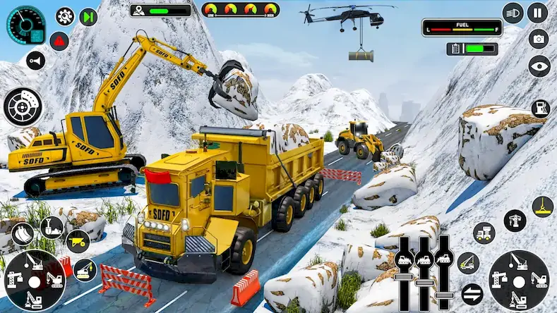 Скачать Grand Snow Excavator Simulator [Взлом Много денег/Режим Бога] на Андроид