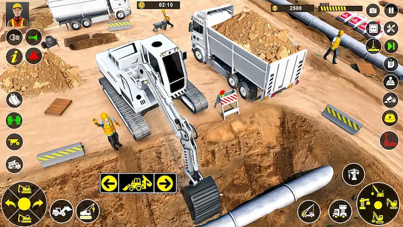 Скачать Grand Snow Excavator Simulator [Взлом Много денег/Режим Бога] на Андроид