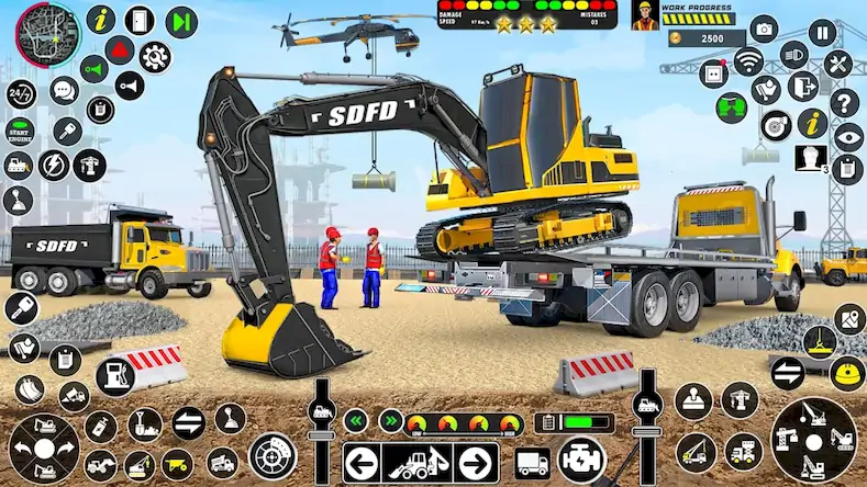 Скачать Grand Snow Excavator Simulator [Взлом Много денег/Режим Бога] на Андроид