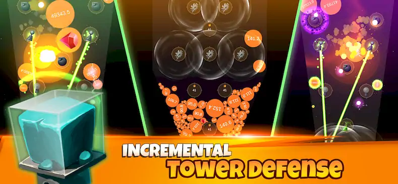 Скачать TowerBall: Idle Incremental TD [Взлом Много денег/MOD Меню] на Андроид