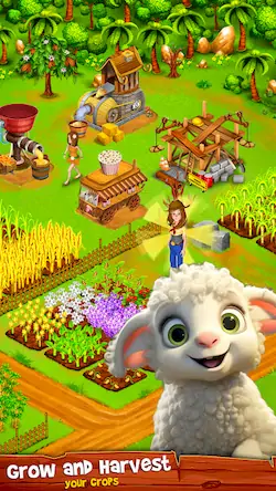 Скачать Country Valley Farming Game [Взлом Бесконечные деньги/God Mode] на Андроид