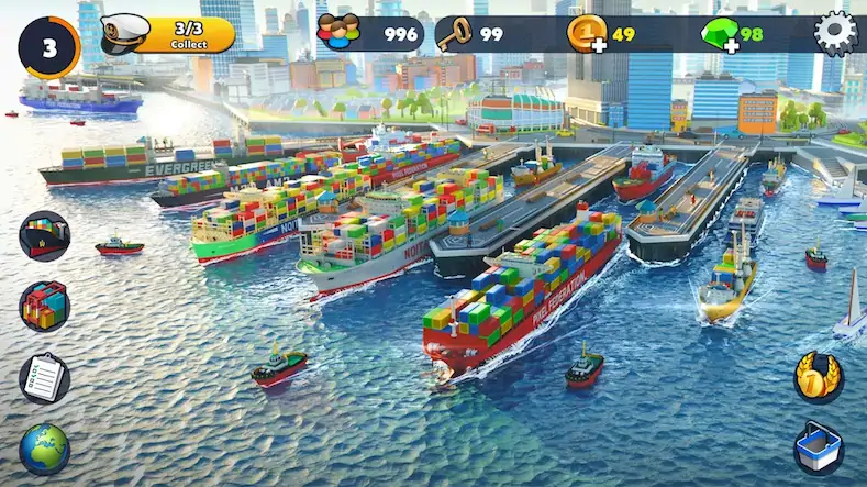 Скачать Port City: Ship Tycoon [Взлом Бесконечные деньги/MOD Меню] на Андроид