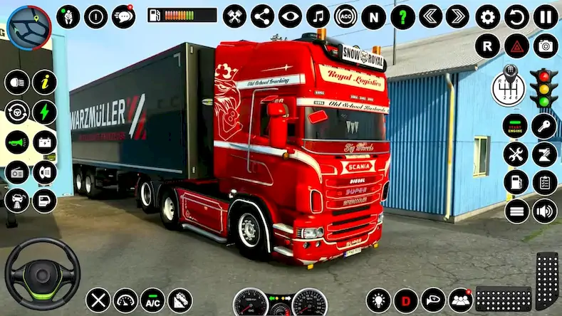 Скачать тяжелый груз грузовик игра 3d [Взлом Много монет/МОД Меню] на Андроид
