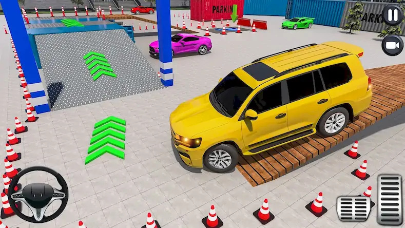 Скачать Modern Car Parking Games 3D [Взлом Много денег/Режим Бога] на Андроид