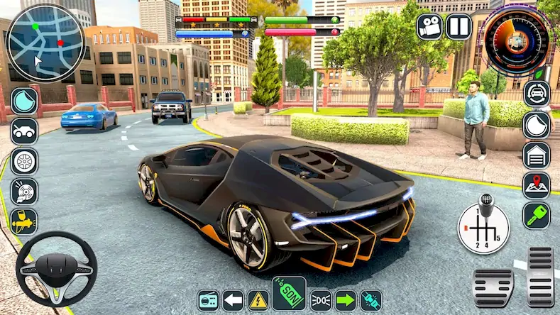 Скачать Автомобильная игра Lamborghini [Взлом Бесконечные монеты/MOD Меню] на Андроид
