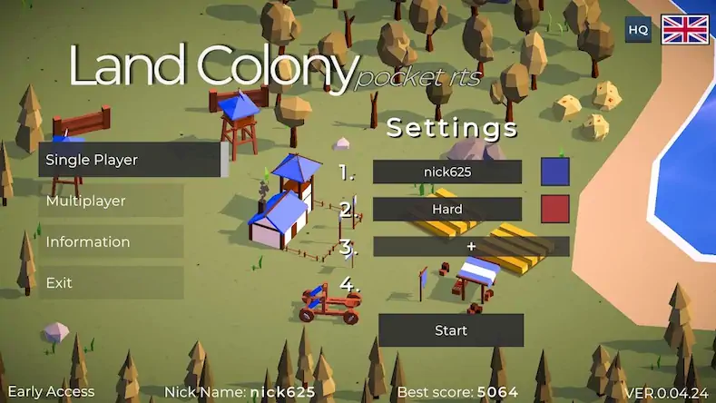 Скачать Land Colony: pocket RTS [Взлом Бесконечные монеты/God Mode] на Андроид