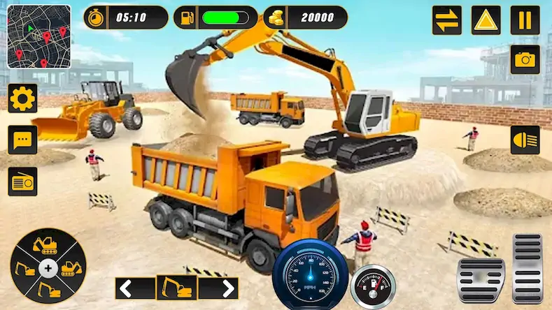 Скачать Sand Excavator Simulator 3D [Взлом Много денег/МОД Меню] на Андроид