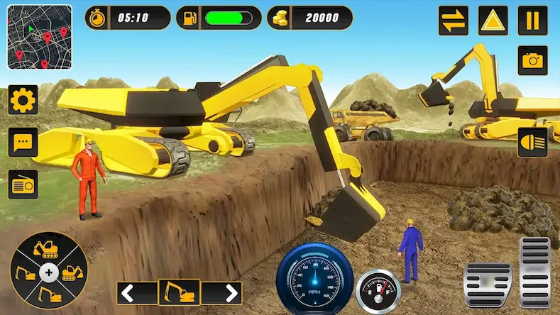 Скачать Sand Excavator Simulator 3D [Взлом Много денег/МОД Меню] на Андроид