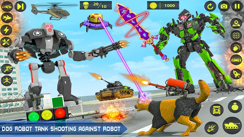Скачать Army Tank Robot Car Games: [Взлом Бесконечные деньги/MOD Меню] на Андроид