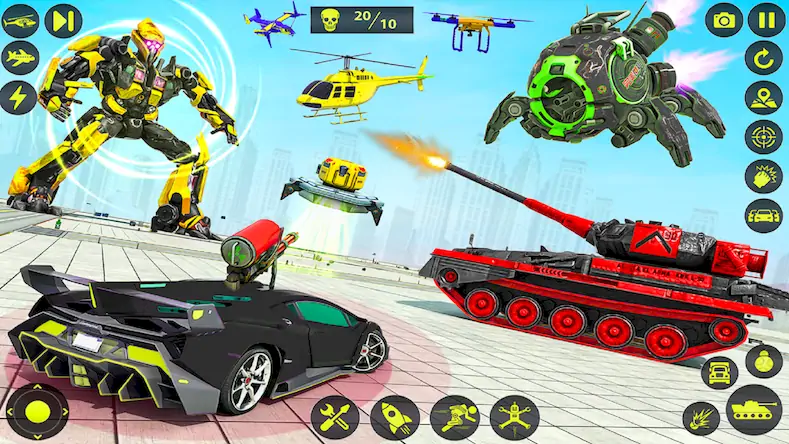 Скачать Army Tank Robot Car Games: [Взлом Бесконечные деньги/MOD Меню] на Андроид