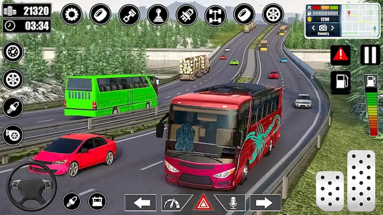 Скачать Bus Simulator: Tour Bus Driver [Взлом Много денег/Режим Бога] на Андроид