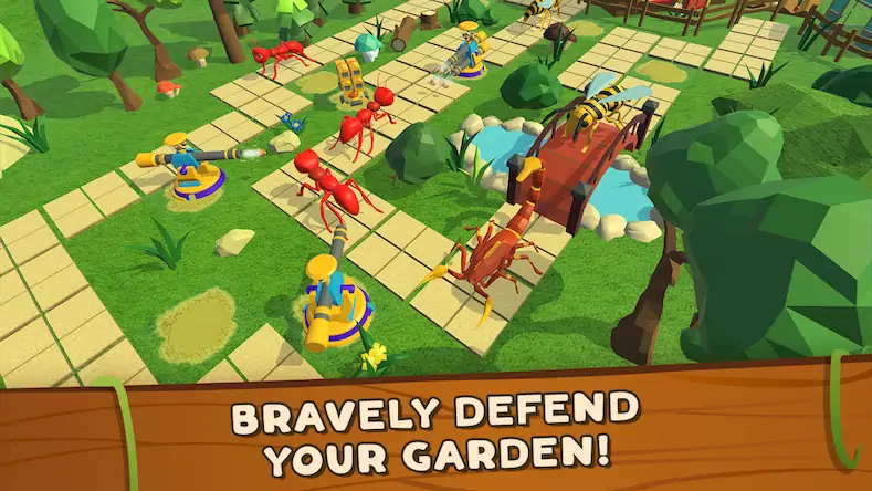 Скачать Grand Garden Defender [Взлом Много монет/God Mode] на Андроид