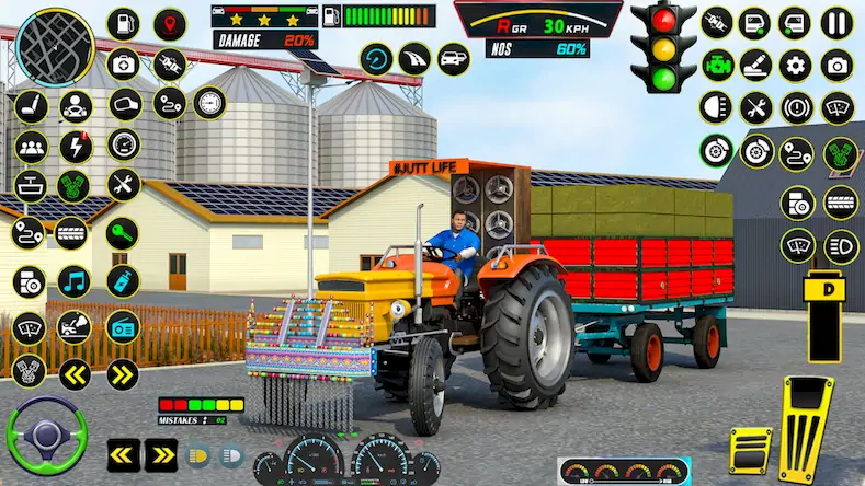 Скачать Farming Tractor Game Simulator [Взлом Бесконечные деньги/Режим Бога] на Андроид
